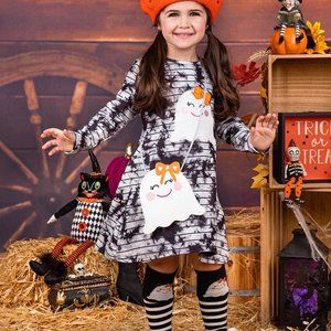 NWT Mia Belle Ghost pocket dress, socks, and purse